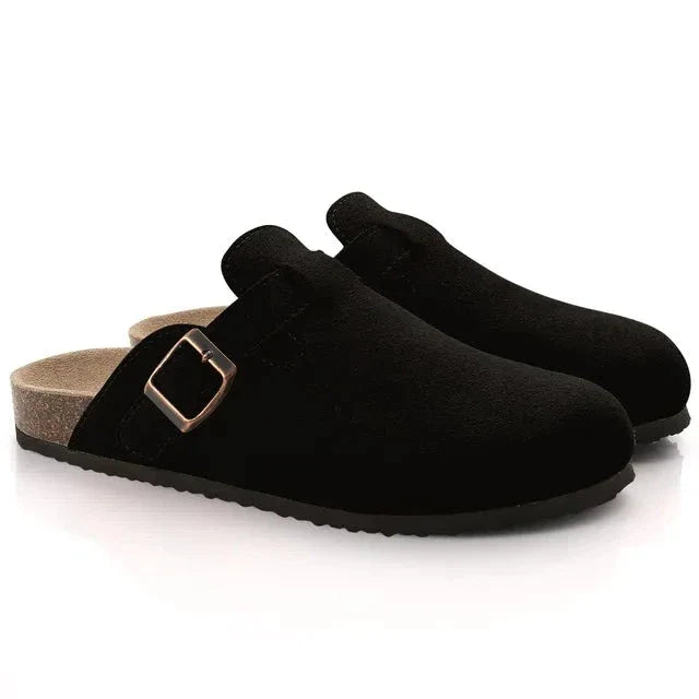 BELLEMONT Suede Clogs