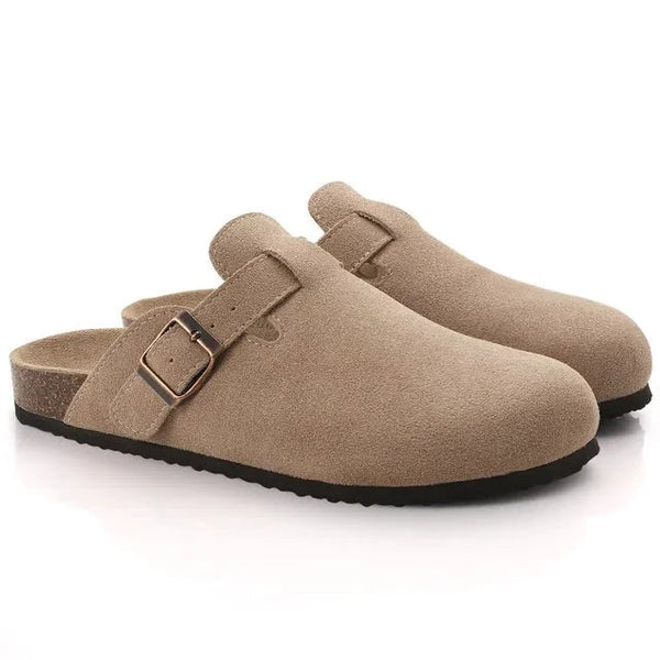 BELLEMONT Suede Clogs