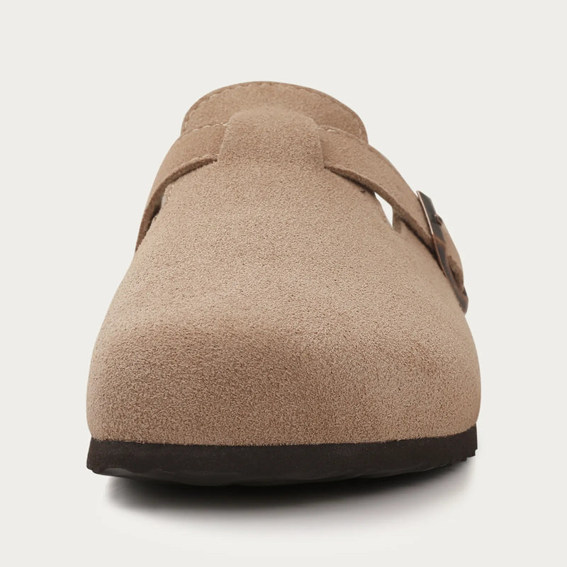 BELLEMONT Suede Clogs